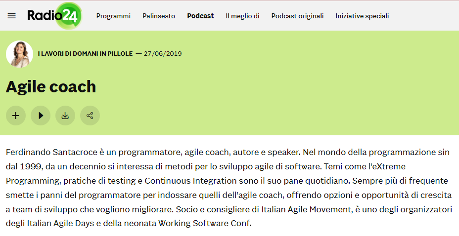I lavori di domani - Agile Coach